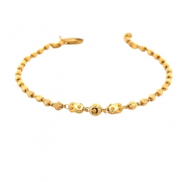 Daily wear Bracelet in 22K Yellow Gold